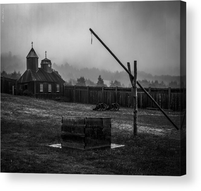 California Acrylic Print featuring the photograph Fort Ross by Alexander Fedin