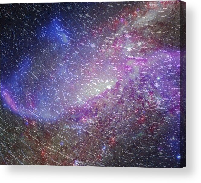 Galaxy Acrylic Print featuring the photograph Galaxy Glass by Gregory Smith
