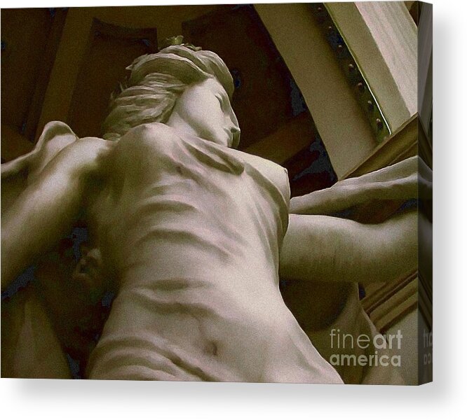 Cultural Artifacts Acrylic Print featuring the photograph Her body by Danuta Bennett