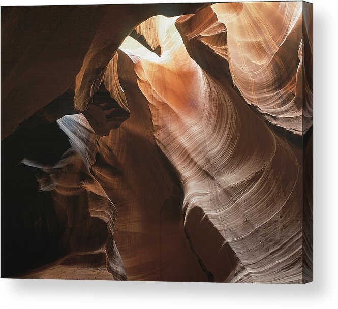 Slot Acrylic Print featuring the photograph Slot Canyon Horizontal by Paul Breitkreuz