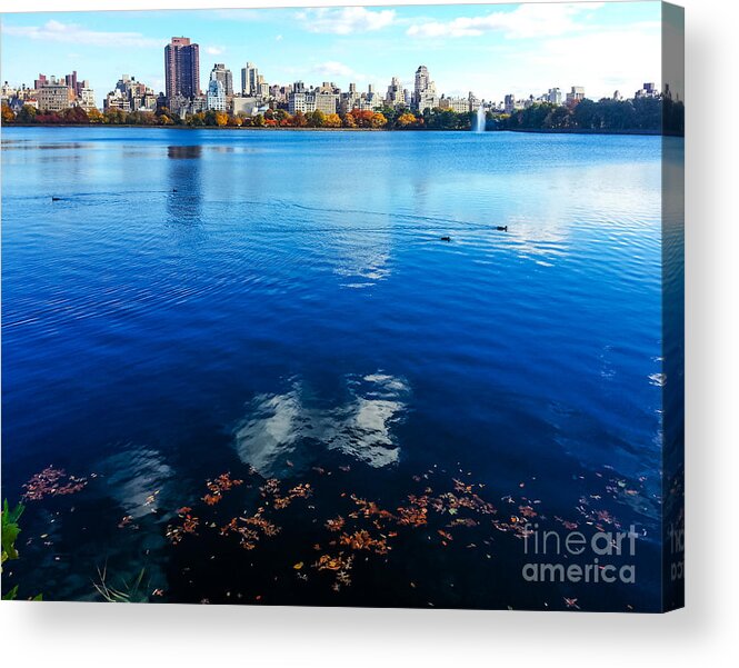 Landscape Acrylic Print featuring the photograph Hudson River Fall Landscape by Charlie Cliques