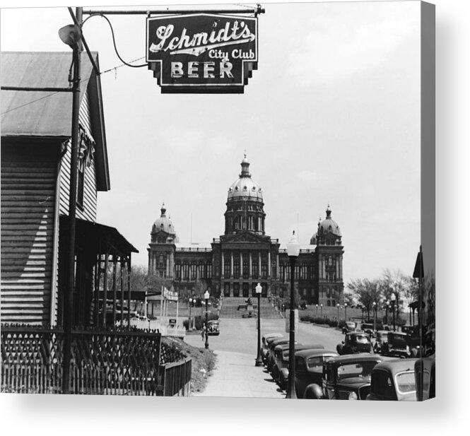 1940 Acrylic Print featuring the photograph Iowa Des Moines, 1940 by Granger