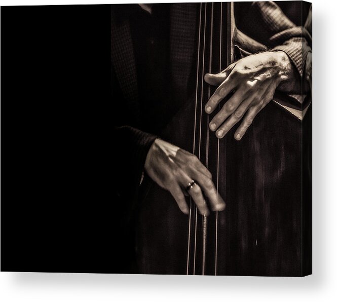 People Acrylic Print featuring the photograph Jazz Musician by Instants