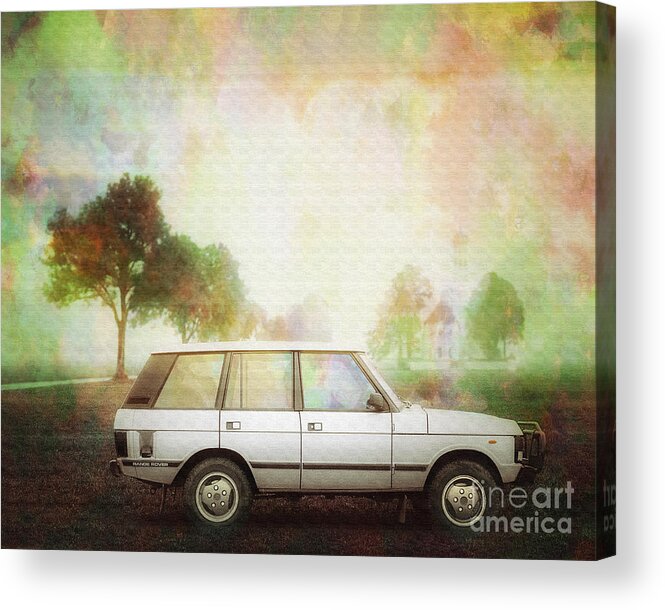 Digital Art Acrylic Print featuring the photograph Joys of Refined Motoring by Edmund Nagele FRPS