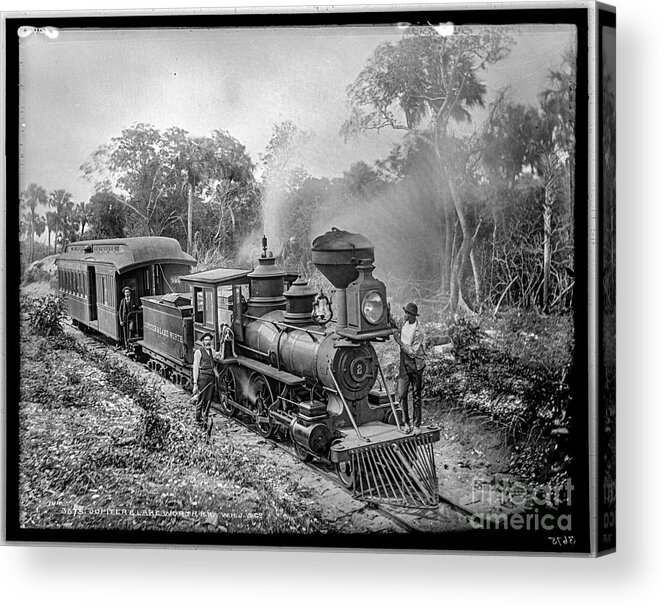 Locomotive Acrylic Print featuring the photograph Jupiter and Lake Worth RR by Russell Brown