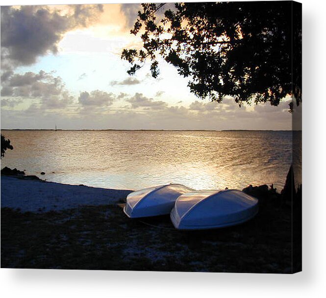 Sunset Acrylic Print featuring the photograph Key Largo by Jessica Levant