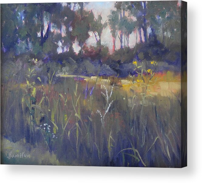 Kingwood Center Acrylic Print featuring the painting Kingwood Prairie by Judy Fischer Walton