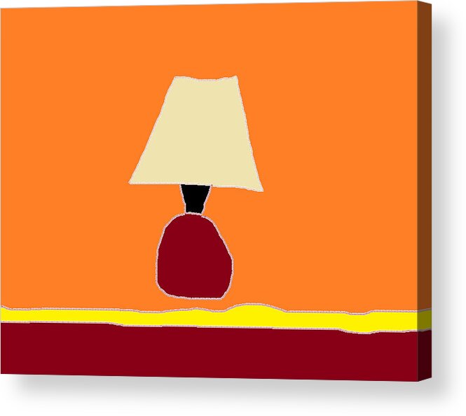 Kitchen Acrylic Print featuring the painting Kitchen Lamp 3 by Anita Dale Livaditis