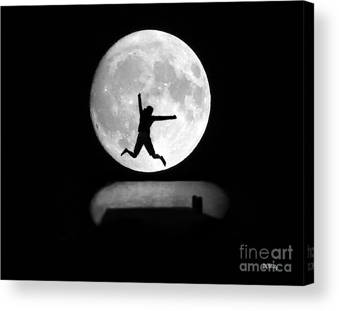 Large Leap For Mankind Acrylic Print featuring the photograph Large Leap For Mankind by Patrick Witz