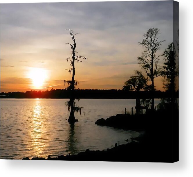 Victor Montgomery Acrylic Print featuring the photograph Last Sunset Of 2012 by Vic Montgomery