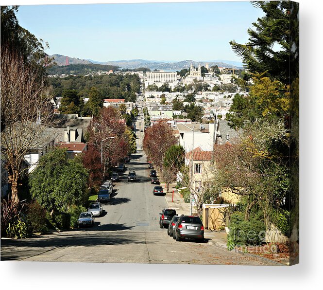 San Francisco Acrylic Print featuring the photograph Let's Take It from the Top by Carol Lynn Coronios