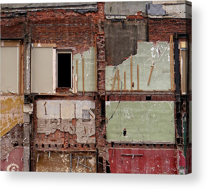 Philadelphia Acrylic Print featuring the photograph Lives Laid Bare by Richard Reeve