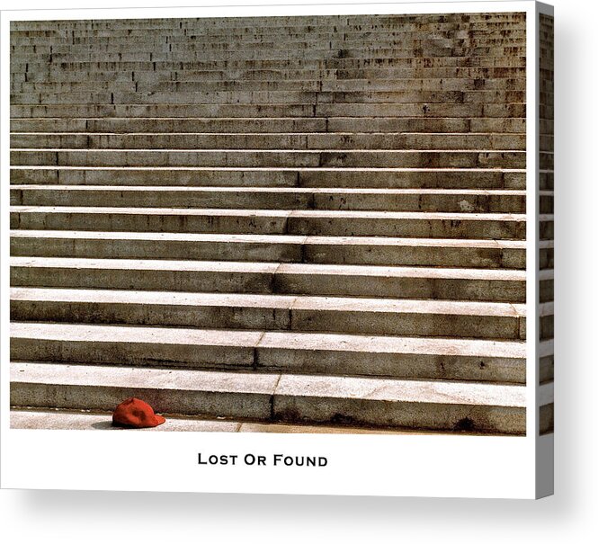 Concept Art Acrylic Print featuring the photograph Lost or Found by Lorenzo Laiken