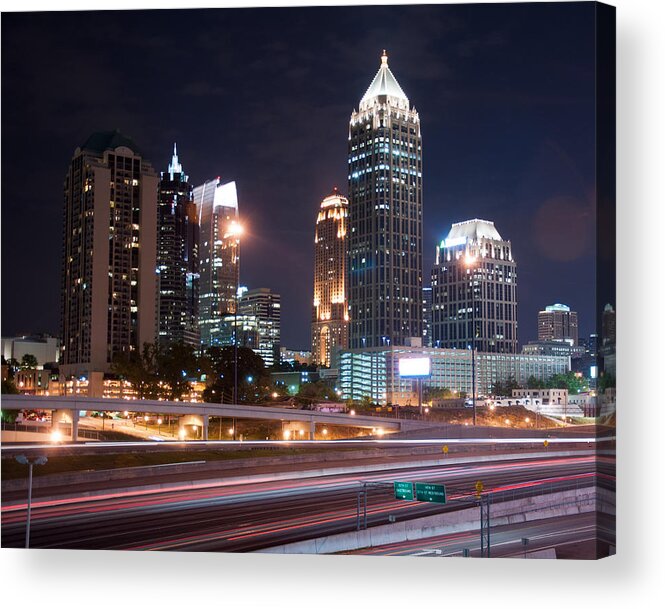 Atlanta Acrylic Print featuring the photograph Midtown Atlanta by Daryl Clark
