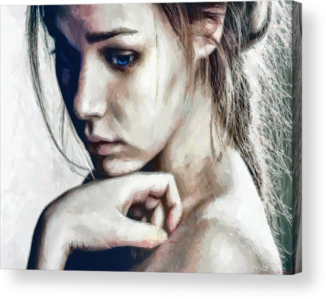 Joe Misrasi Acrylic Print featuring the digital art Missing You by Joe Misrasi