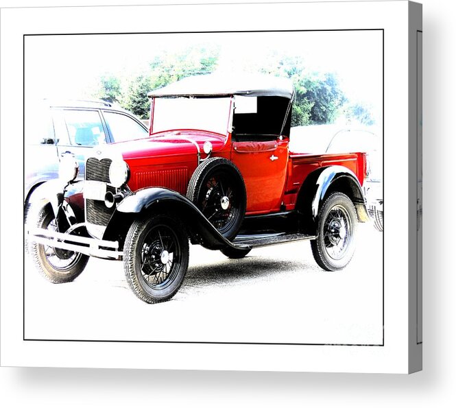 Transportation Acrylic Print featuring the photograph Model Ford Truck 1920's by Marcia Lee Jones