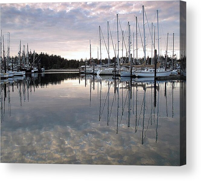 Boat Acrylic Print featuring the photograph Charleston Basin Morning by Suzy Piatt