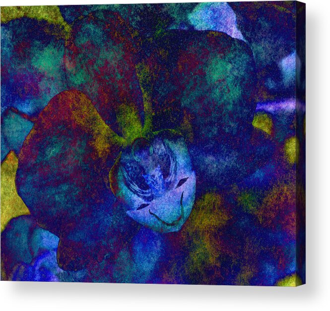 Orchid Acrylic Print featuring the photograph Orchid's Face by Deena Stoddard
