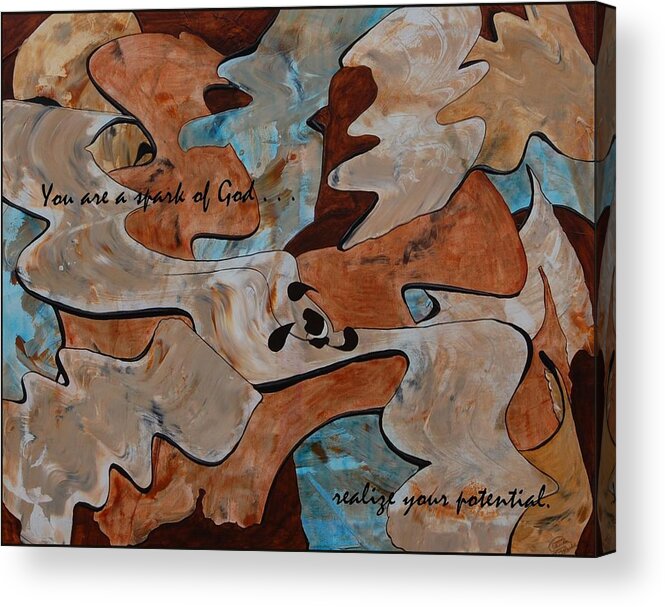  Acrylic Print featuring the painting Potential by Paula Richards