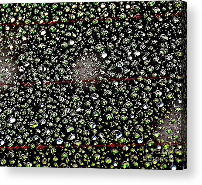 Top Artist Acrylic Print featuring the photograph Raindrops in My Dreams by Norman Gabitzsch