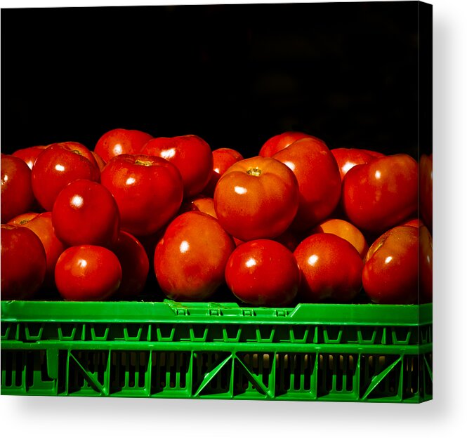 Agriculture Acrylic Print featuring the photograph Red and Ripe by Christi Kraft