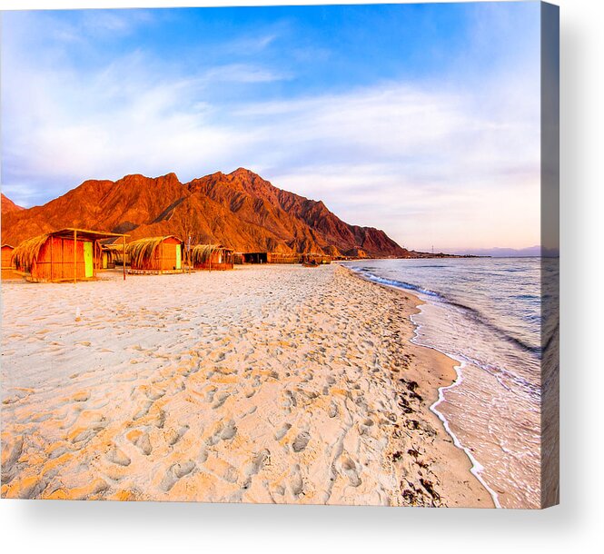 Red Sea Acrylic Print featuring the photograph Red Sea Beach Paradise in Egypt by Mark Tisdale