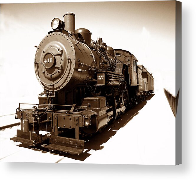 Train Acrylic Print featuring the photograph Riding the 410 by Raymond Earley