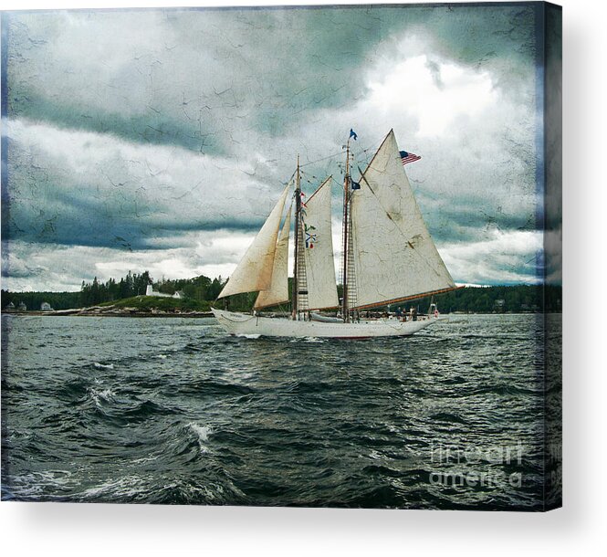 Tall Acrylic Print featuring the photograph Sailing Away by Alana Ranney