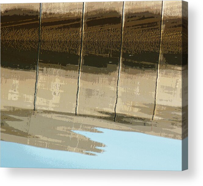 Sea Wall Acrylic Print featuring the photograph Sea Wall by Jessica Levant