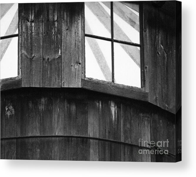 Architecture Acrylic Print featuring the photograph Silo by Jim Rossol