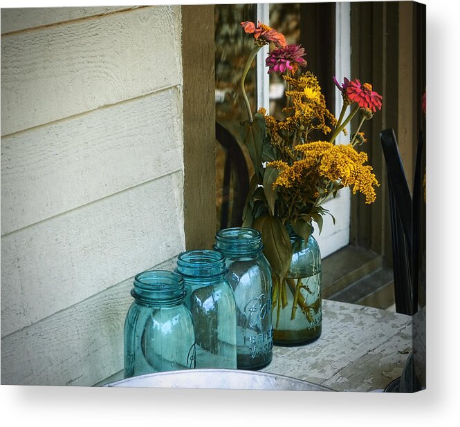 Jars Acrylic Print featuring the photograph Simple Life 1 by Julie Palencia
