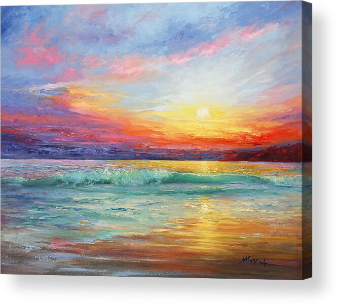 Smile of the Sunrise Acrylic Print by Marie Green.