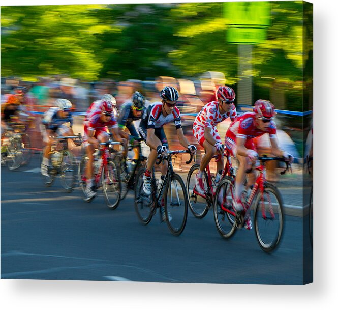 Cycling Acrylic Print featuring the photograph Stay Focused by Kevin Desrosiers