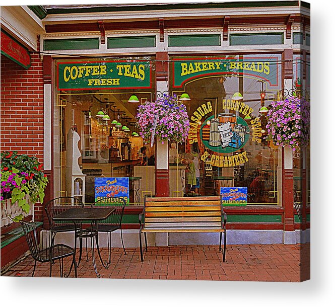Strasburg Acrylic Print featuring the photograph Strasburg Country Store by Mary Beth Landis