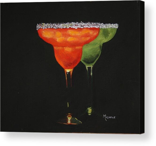 Drinks Acrylic Print featuring the pastel Summer Cool by Michele Turney