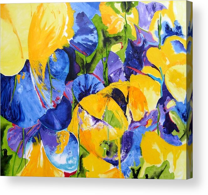 Flowers Acrylic Print featuring the painting Summer by Georg Douglas