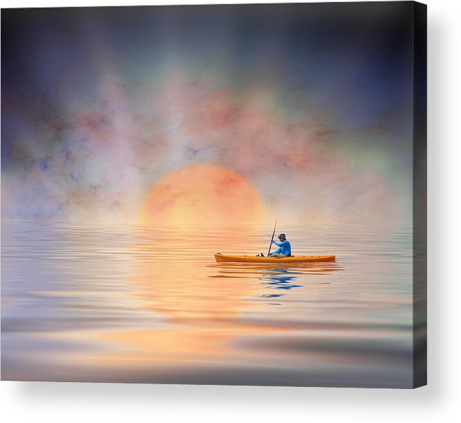 Sunset Acrylic Print featuring the photograph Sundown by Stephen Warren