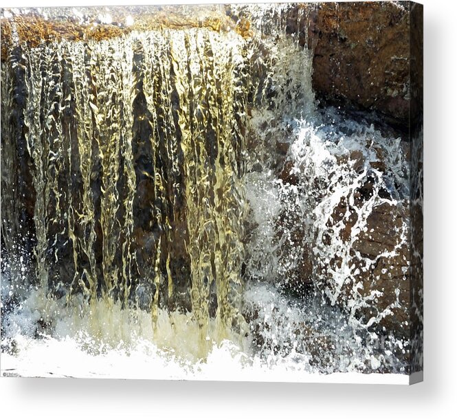 Waterfall Acrylic Print featuring the photograph Swift River Falls Nh by Lizi Beard-Ward