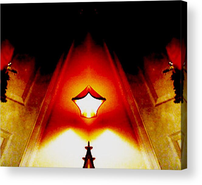 Digital Photography Acrylic Print featuring the photograph Temple by Linda N La Rose