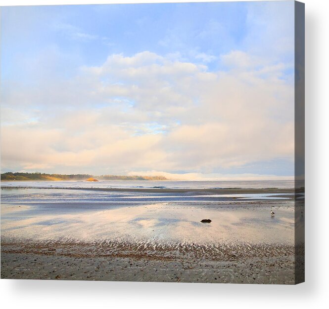 Beach Acrylic Print featuring the photograph The Beach At Tofino by Theresa Tahara