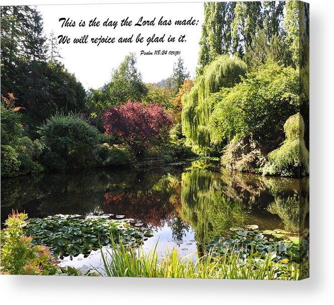 Religious Acrylic Print featuring the digital art The Day The Lord Has Made by Kirt Tisdale