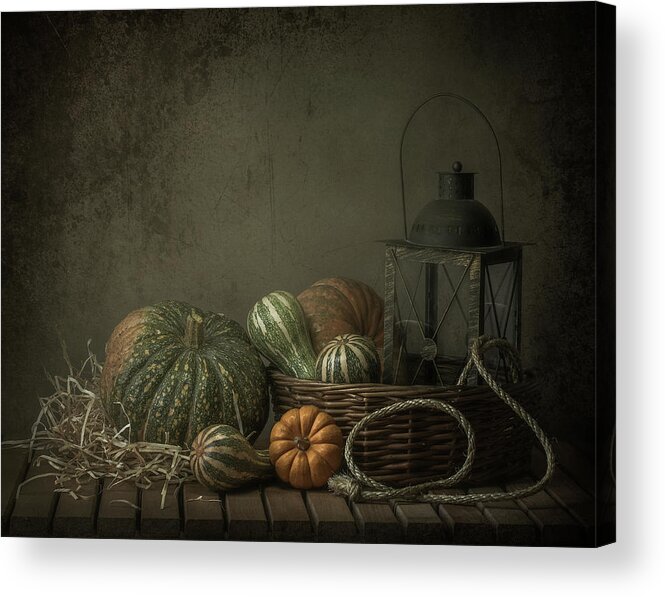 Farm Acrylic Print featuring the photograph The Light In The Barn by Margareth Perfoncio