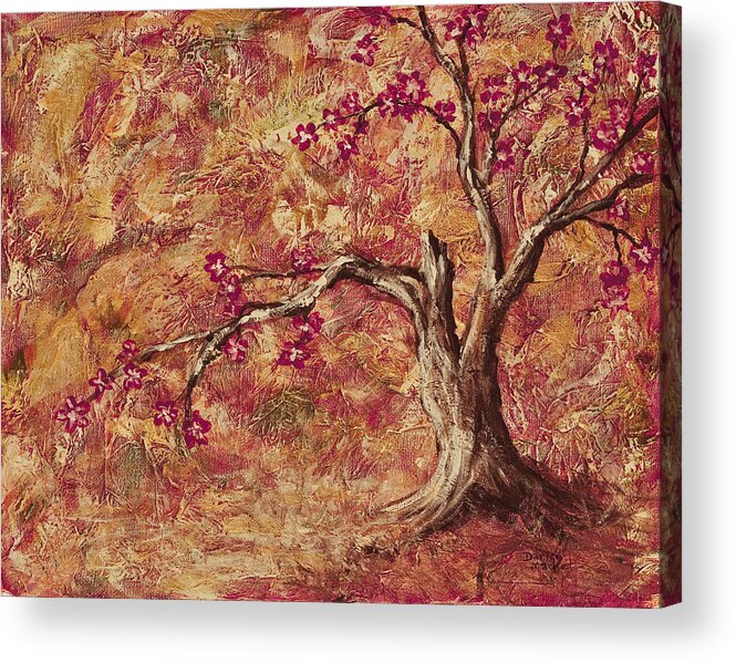 Landscape Acrylic Print featuring the painting Tree Of Life by Darice Machel McGuire