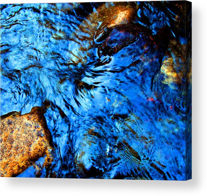 Water Acrylic Print featuring the photograph Water Painting 6 by Peter Cutler
