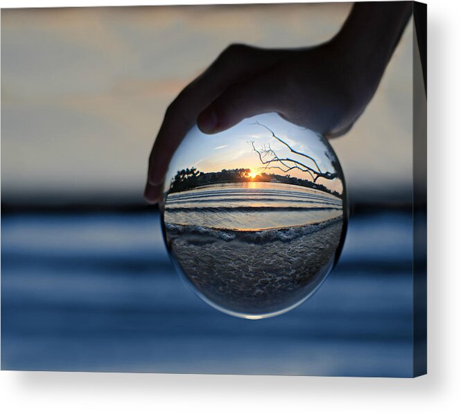 Earth Acrylic Print featuring the photograph Water Planet by Laura Fasulo