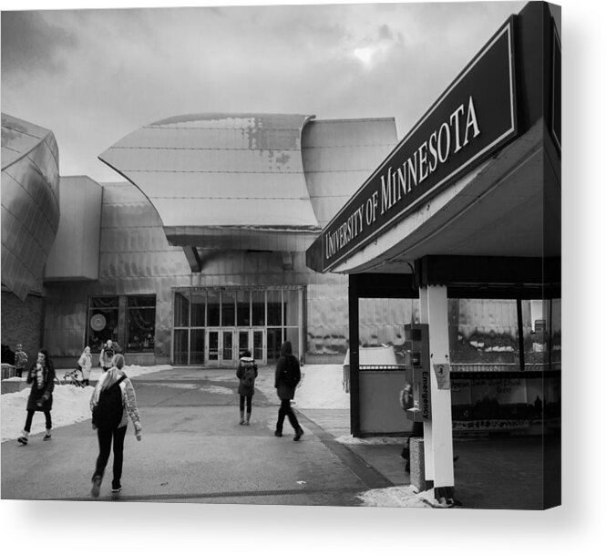 Architect Acrylic Print featuring the photograph Weisman Art Museum on the University of Minnesota Campus by Tom Gort