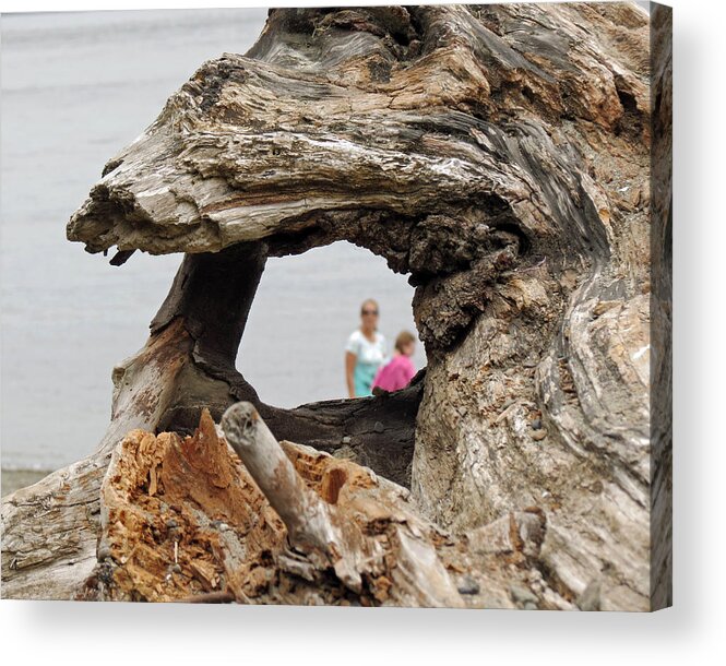 Candid Acrylic Print featuring the photograph Who's There by Chris Anderson