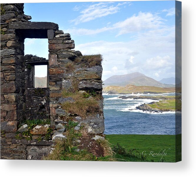 Ireland Acrylic Print featuring the photograph Window on the World by Cheri Randolph