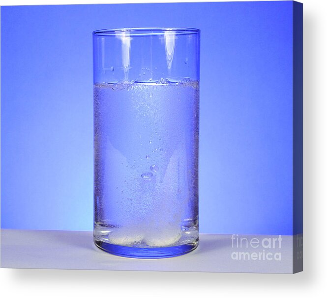 Alka-seltzer Dissolving Water Acrylic Print by Photo Researchers, Inc. - Fine Art America