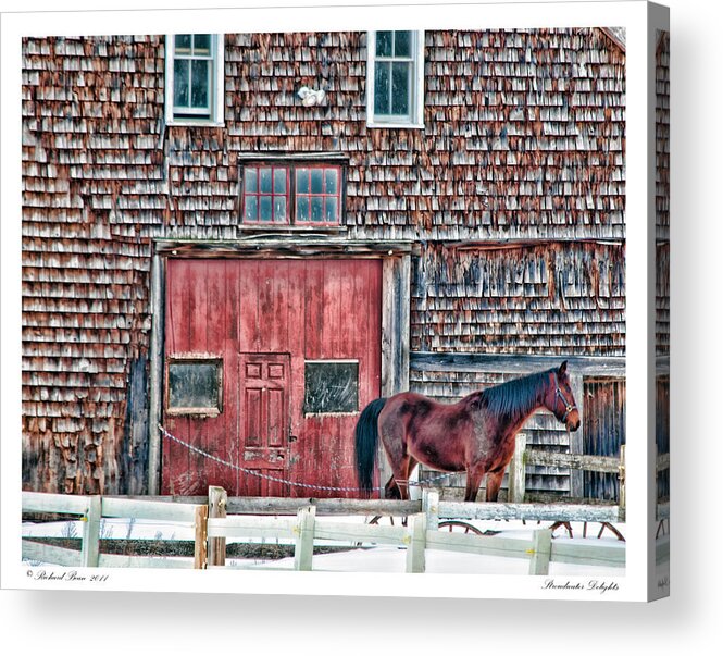 Barn Acrylic Print featuring the photograph Stoudwater Delight #3 by Richard Bean